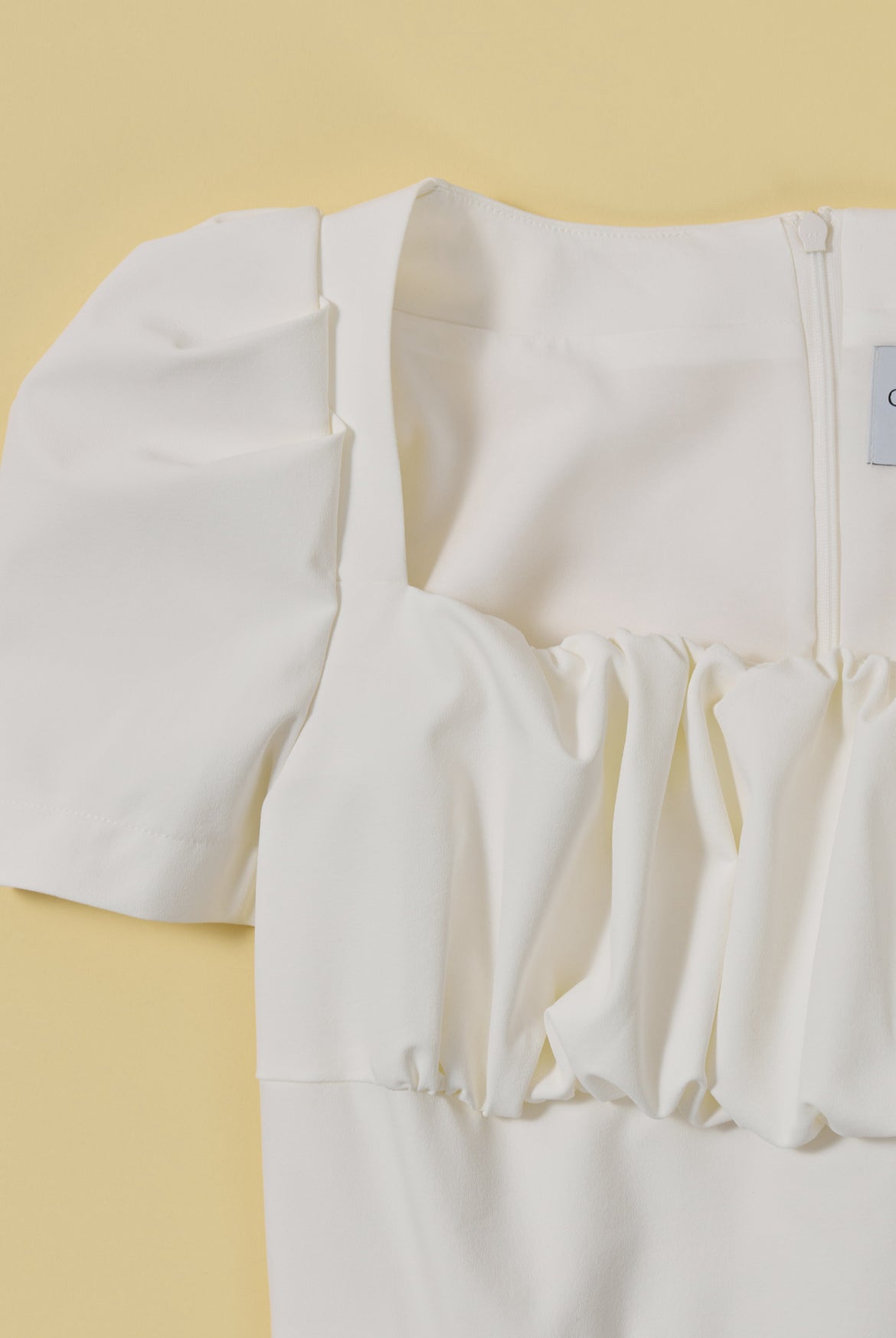square neck dress | COCOON