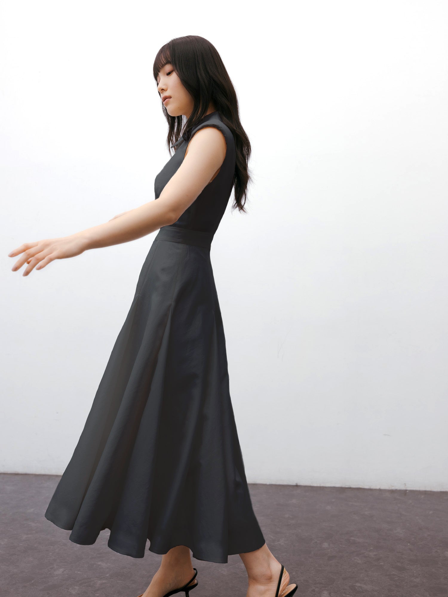 taffeta shirt dress
