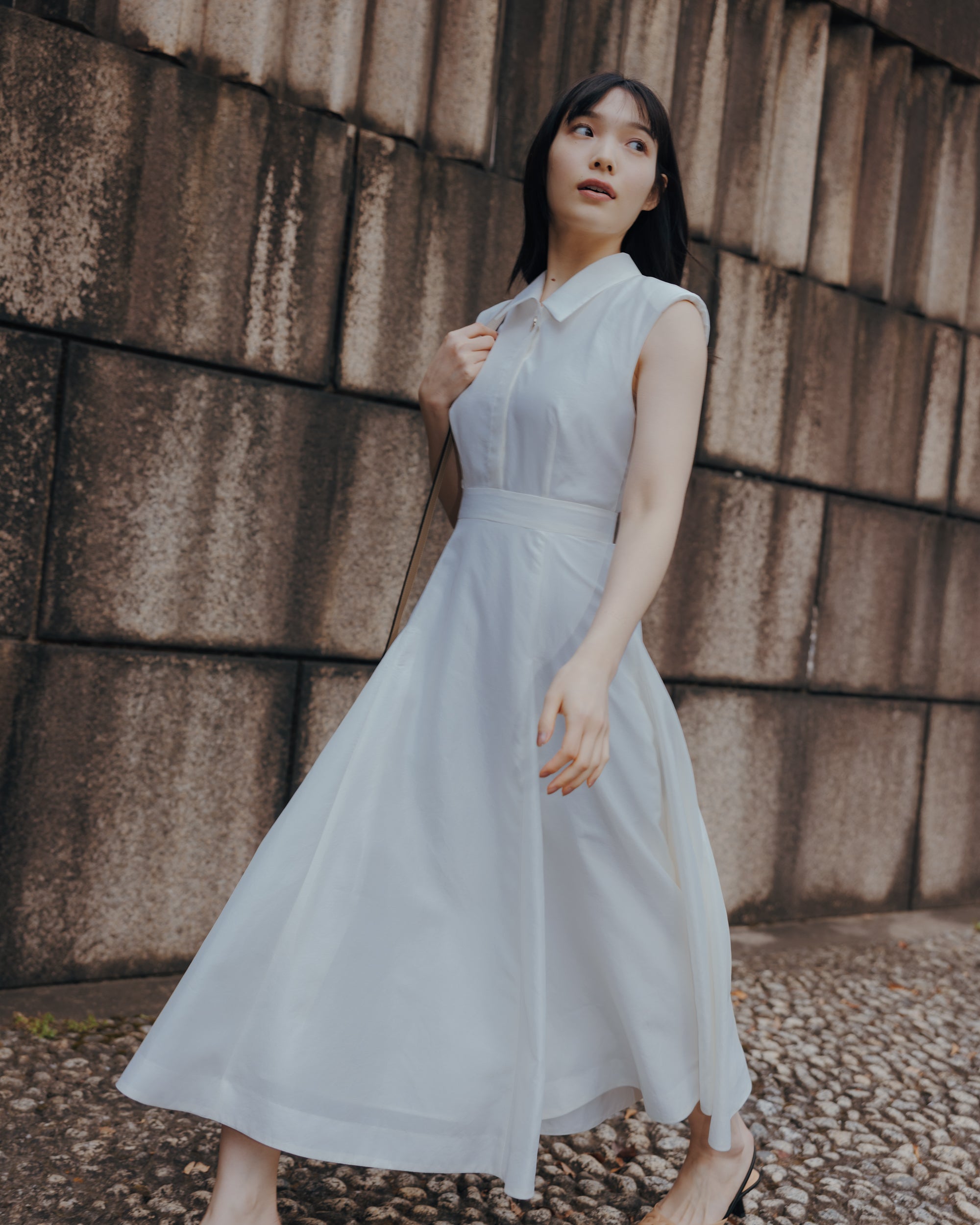 taffeta shirt dress