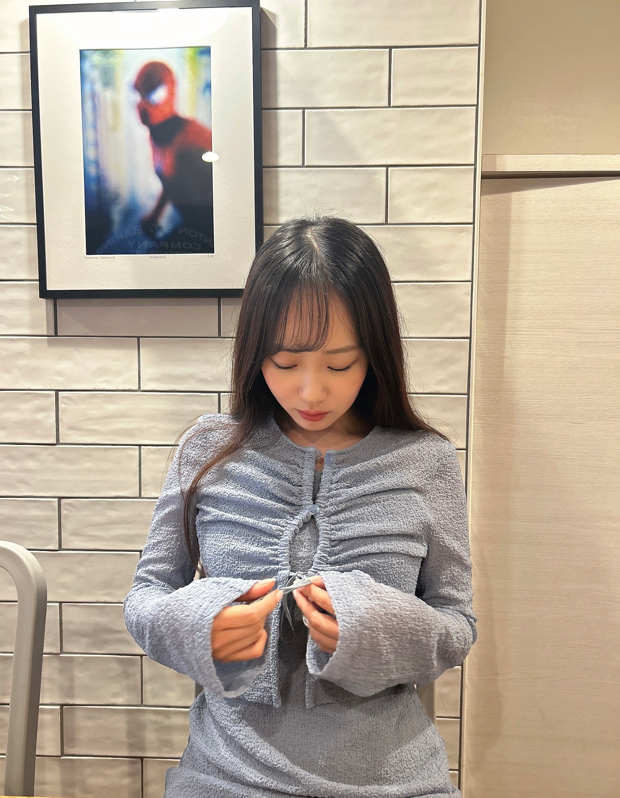 airy washable cardigan