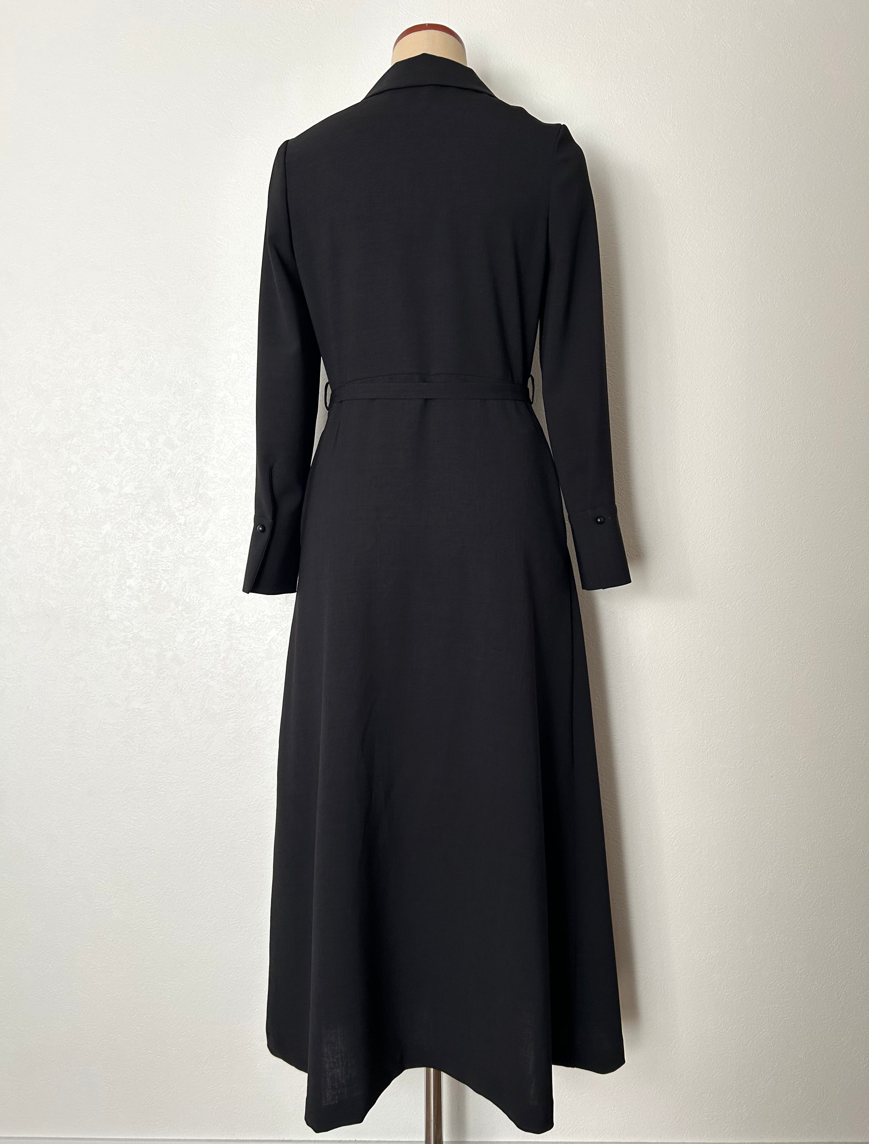 asymmetry wrap dress