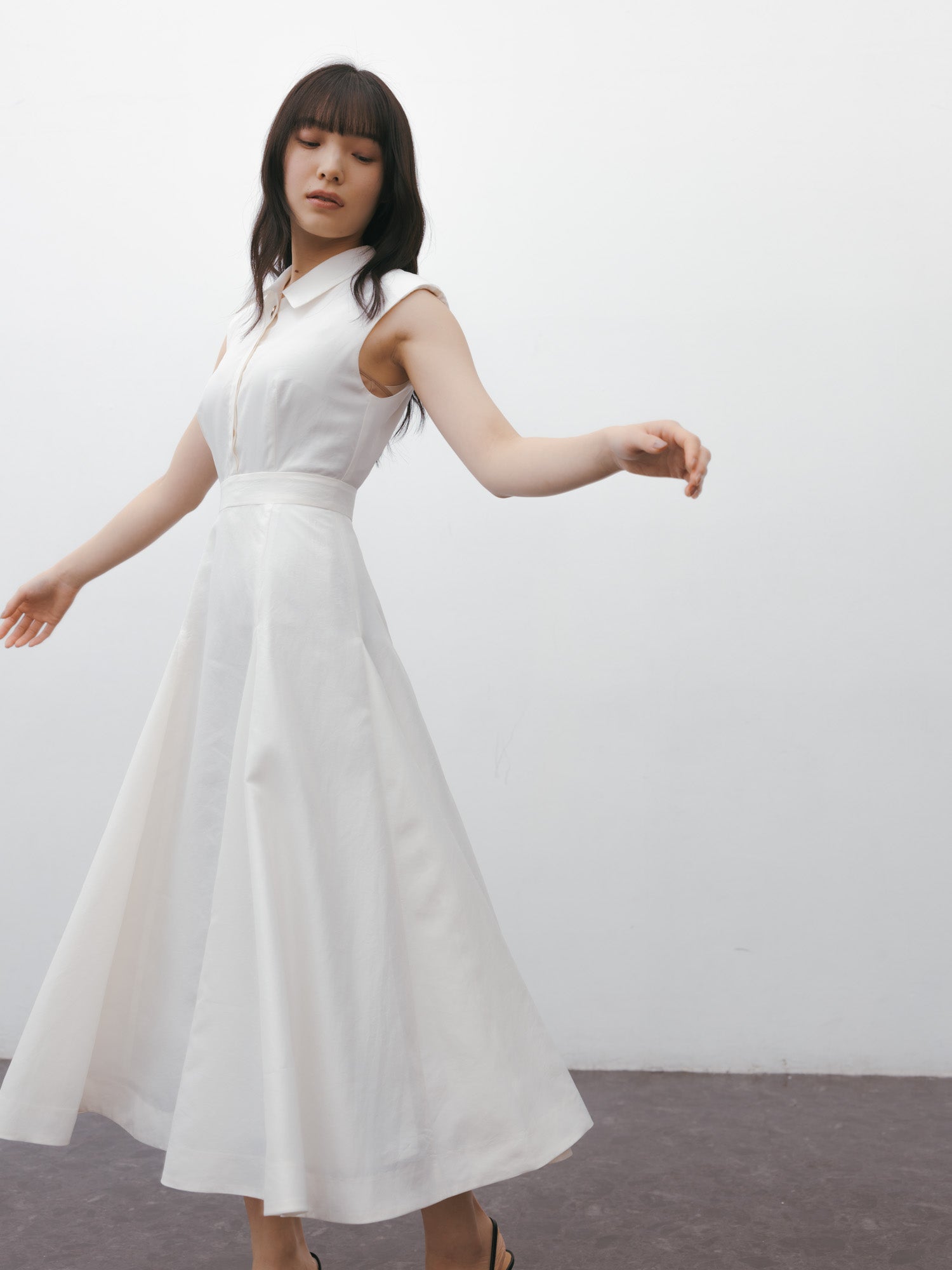 taffeta shirt dress