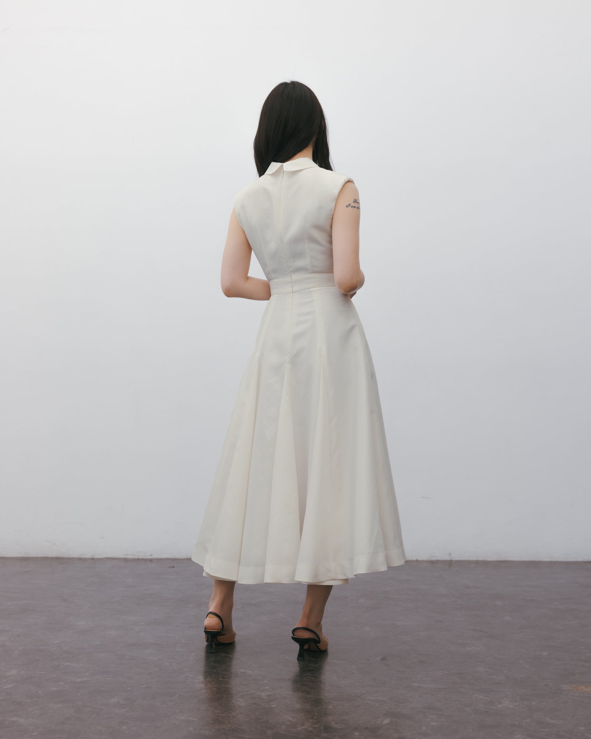 taffeta shirt dress