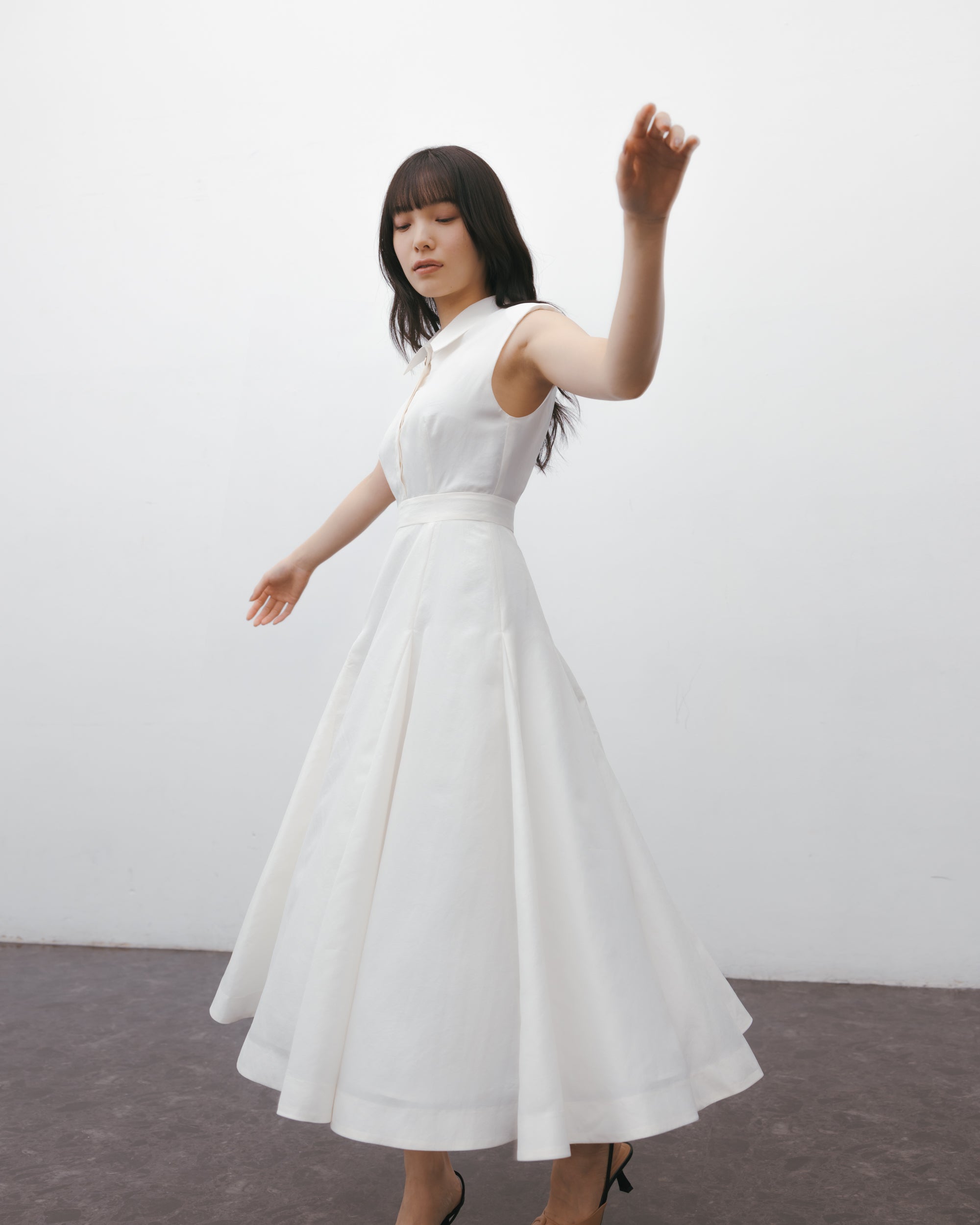 taffeta shirt dress