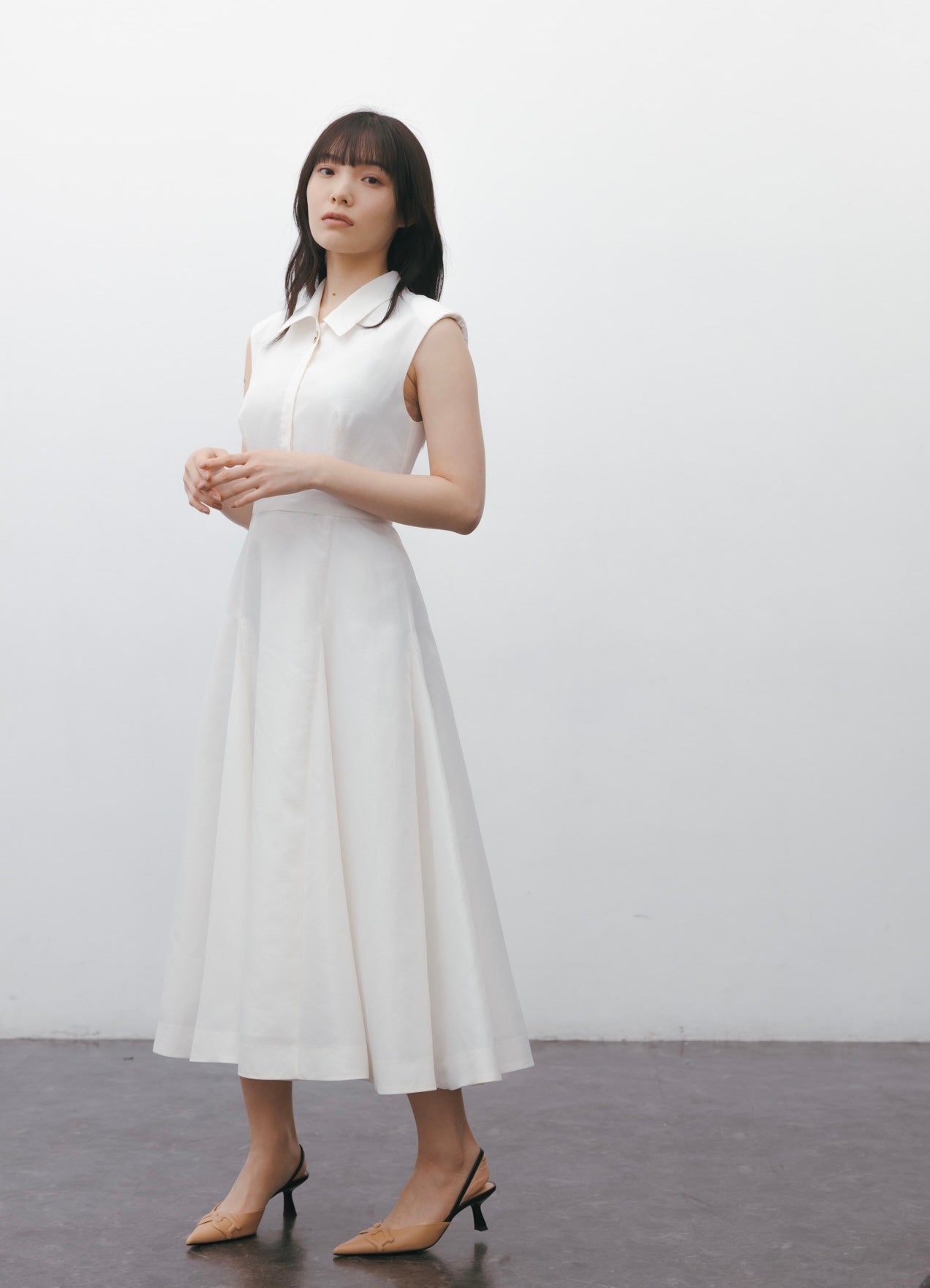 taffeta shirt dress