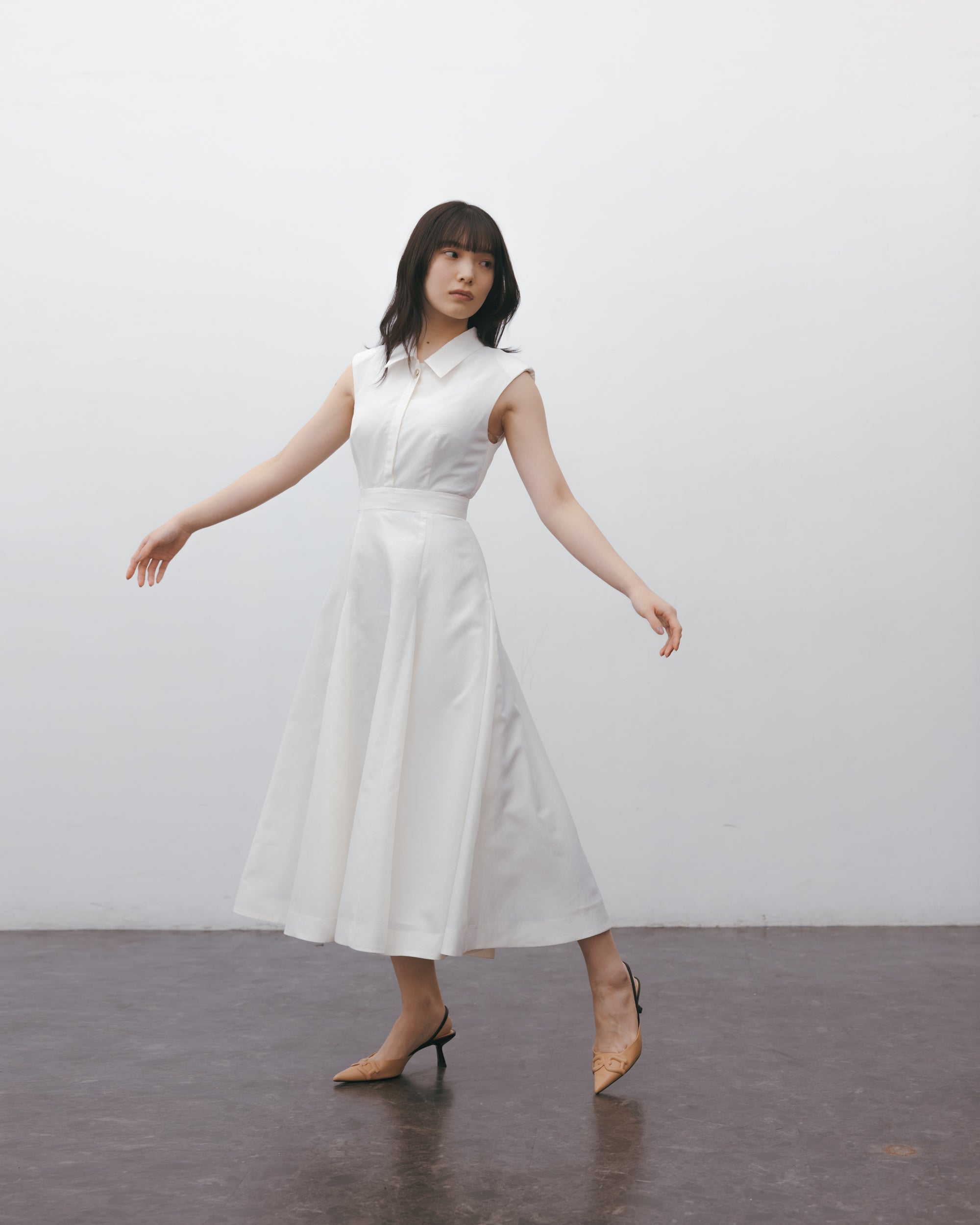 taffeta shirt dress