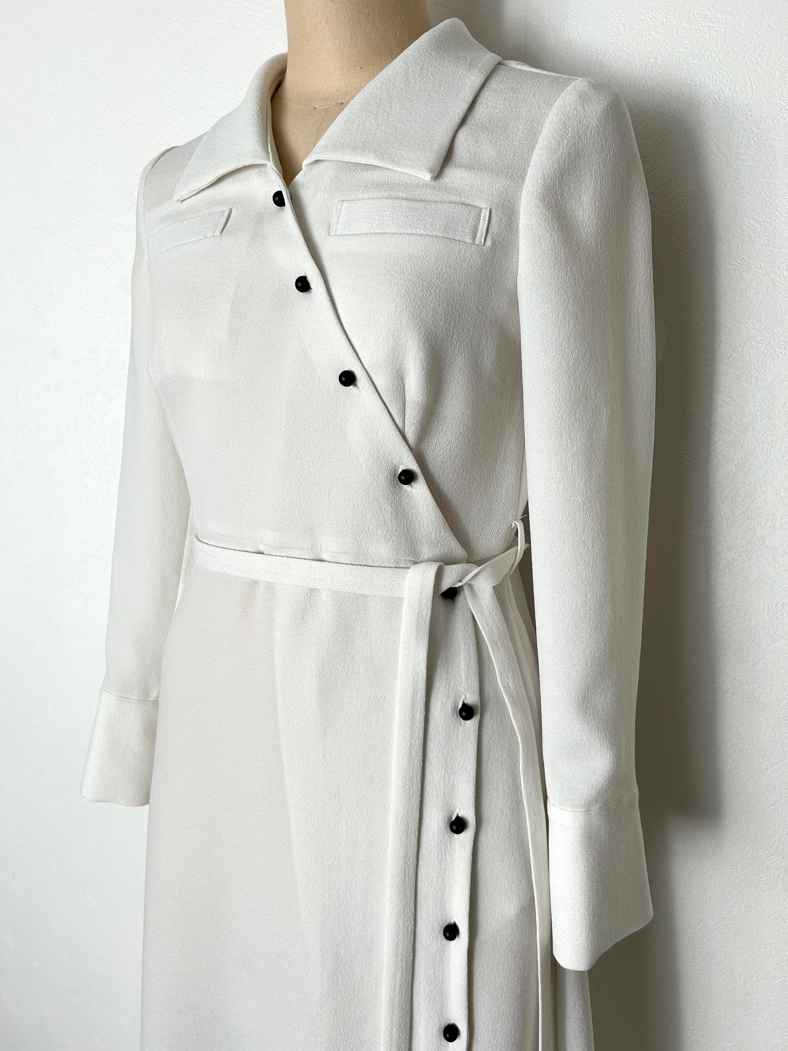 asymmetry wrap dress
