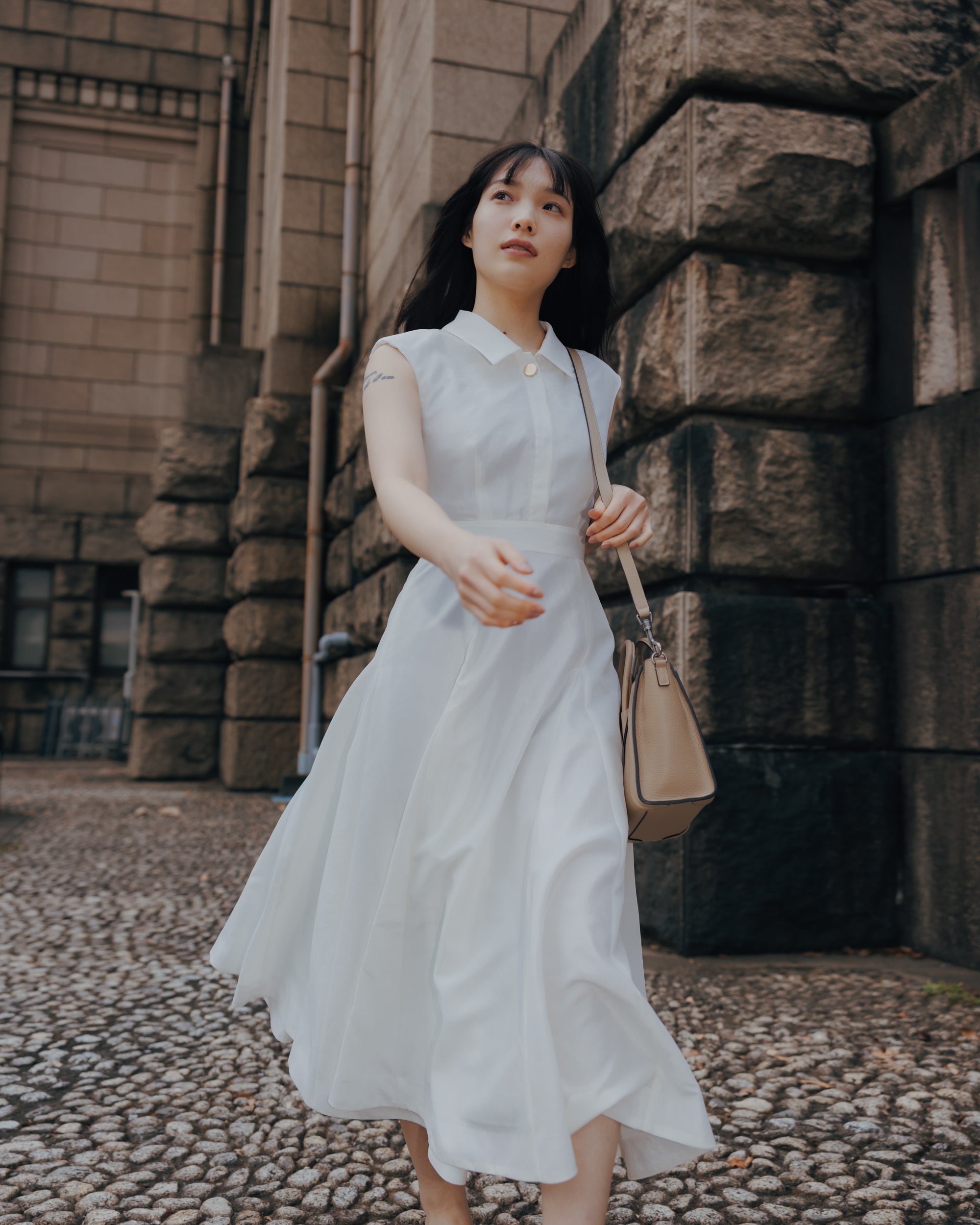 taffeta shirt dress