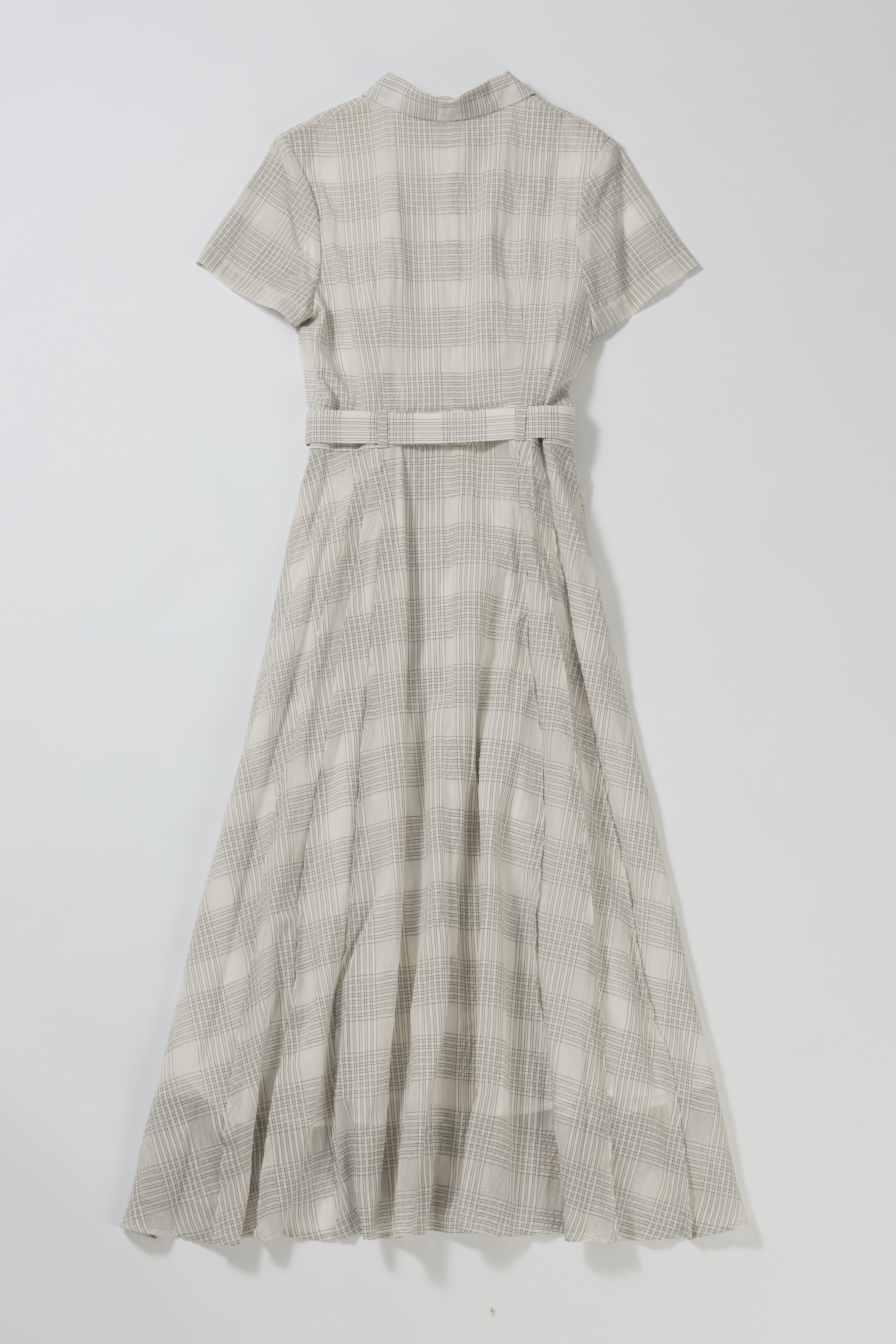 sizzle check shirt dress