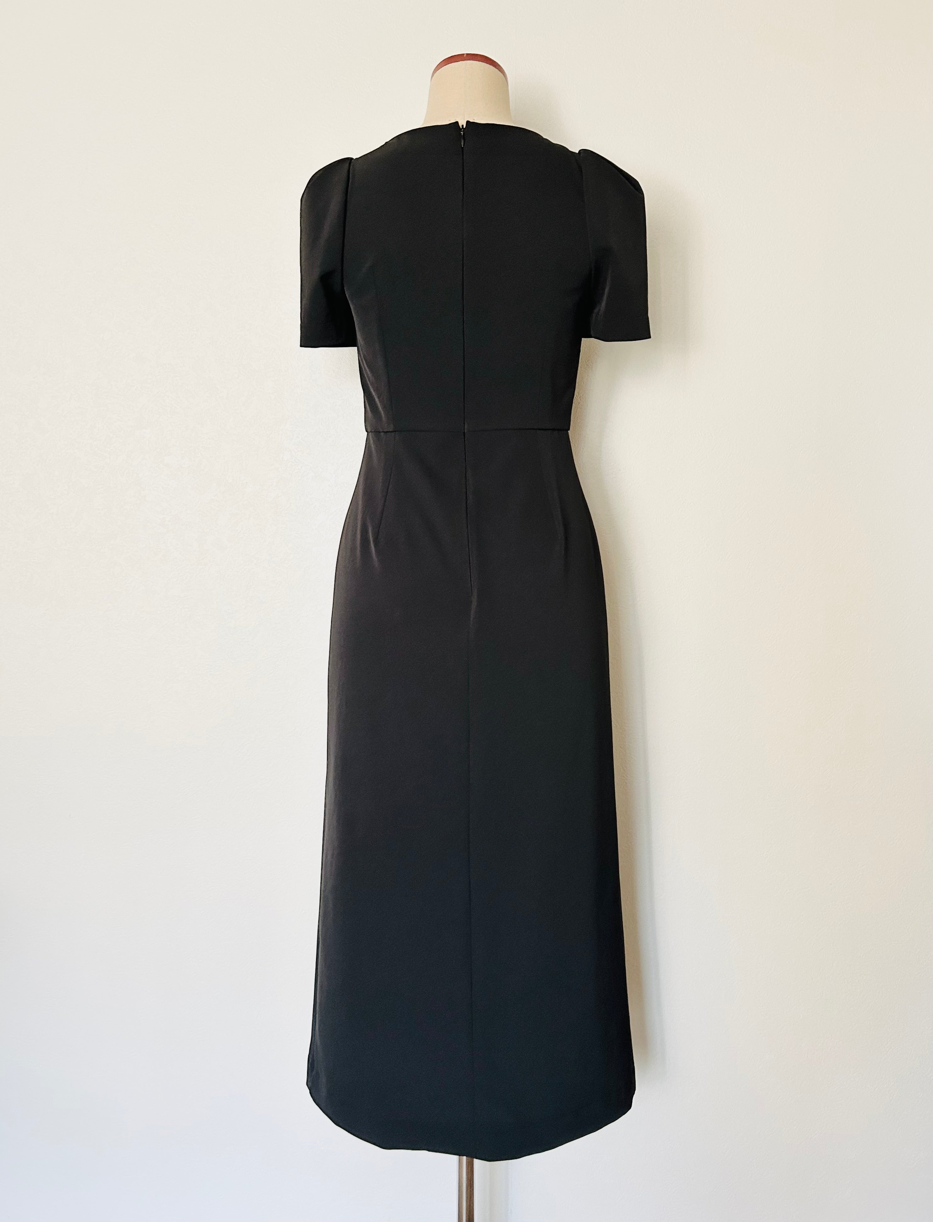 square neck dress